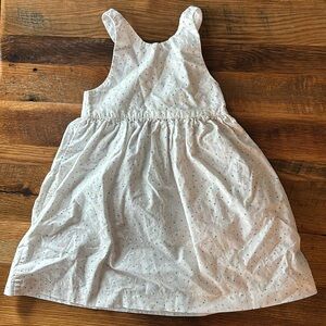 Smiling Button Polka Dot Dress with pockets size 7